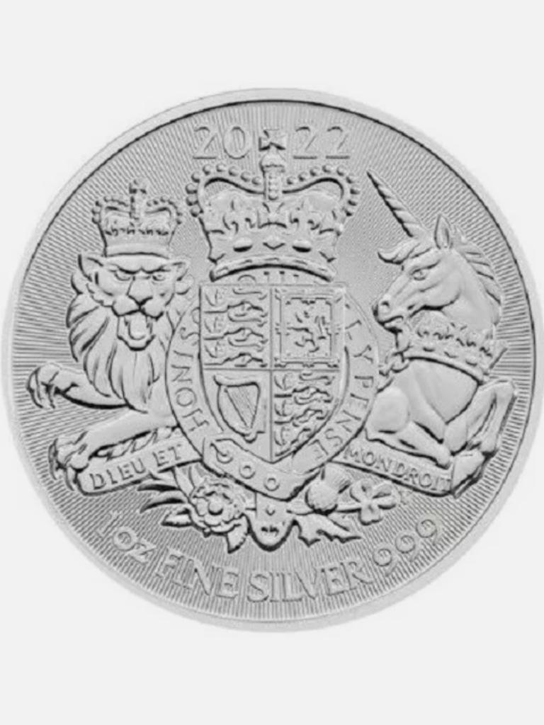 Royal Arms Of England 2022 Silber 1 Oz Unze Ounce Once Silver 