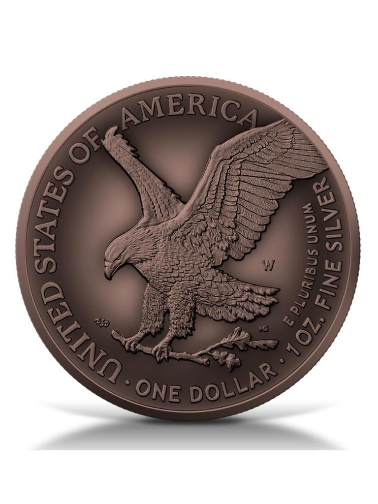 America Eagle Liberty 2022 Antik-Kupfer-Finish in Quadrum Kapsel in ...